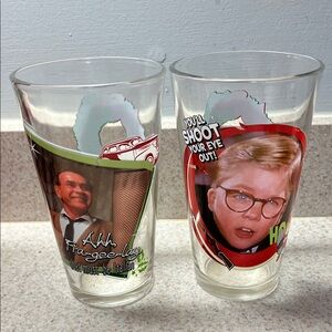 A Christmas Story Movie Glass Set